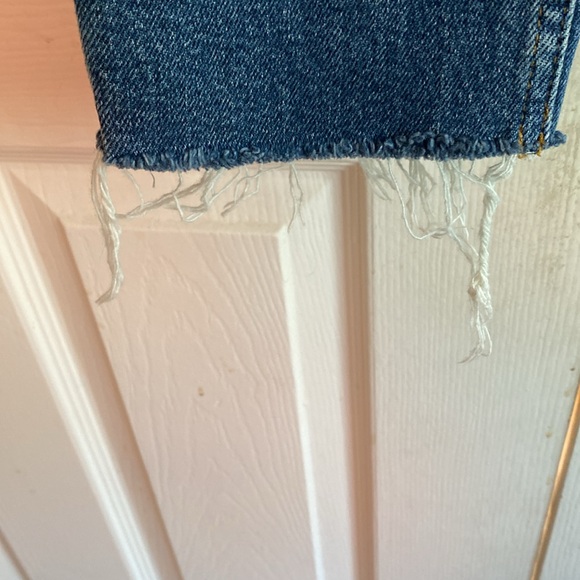 •RE/DONE Comfort Stretch High Rise Jean in Dusk Destroy - Picture 8 of 10